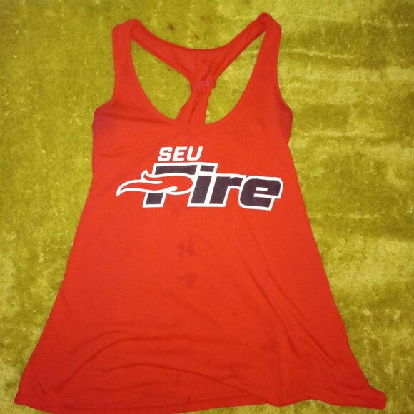 SEU Fire red women's tank top - Picture 2 of 2